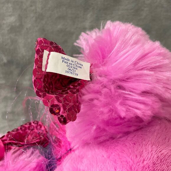 Build A Bear BAB Honey Girl Plush HG Risa Pink Bunny Rabbit w top, bows & sound. - Picture 8 of 13